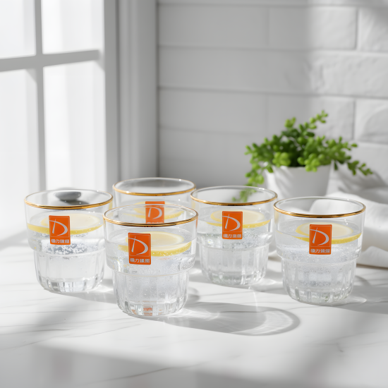 Glass Cups Set 6 Pcs